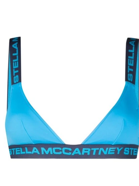 bikini bralette McCartney top logo-embellished Women Stella 0711